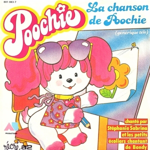 Stéphanie, Sabrina et les petits écoliers chantant de Bondy - La chanson de Poochie